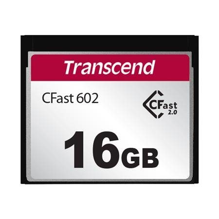 Transcend 16GB CFast 2.0 CFX602 paměťová karta (MLC); TS16GCFX602