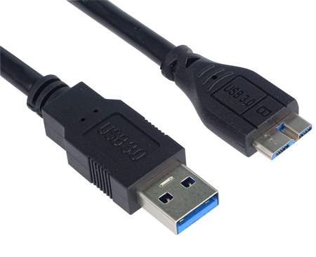 PremiumCord Kabel Micro USB 3.0 5Gbps USB A - Micro USB B