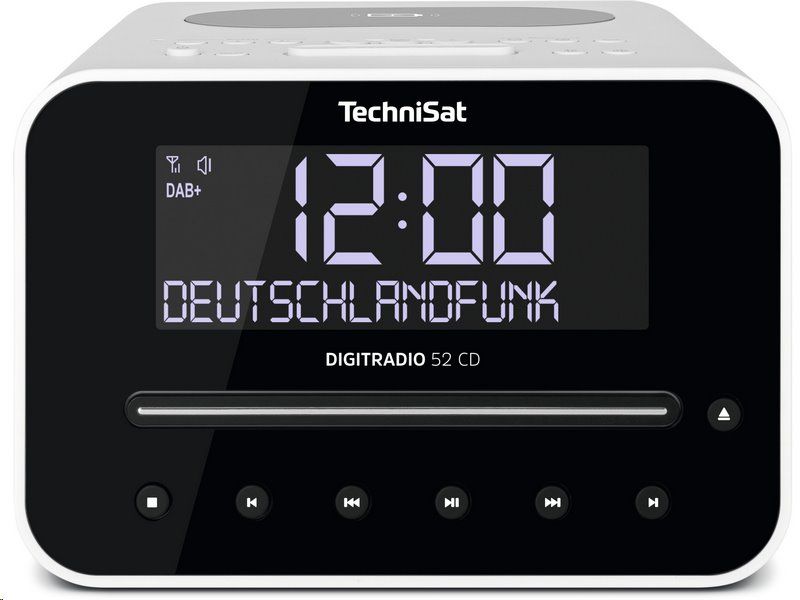 Rádio TechniSat DIGITRADIO 52 CD bílé; T0001/3939