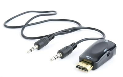 Adaptér C-TECH HDMI na VGA + Audio