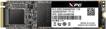 ADATA SX6000 Pro 1TB SSD M.2 NVMe 5R; ASX6000PNP-1TT-C