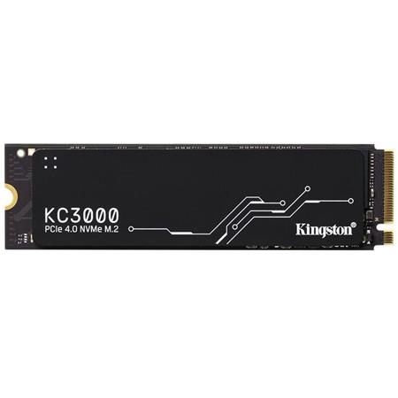 Kingston SSD 512GB KC3000 M.2 2280 NVMe PCIe Gen 4 (R 7000MB/s; W 3900MB/s); SKC3000S/512G