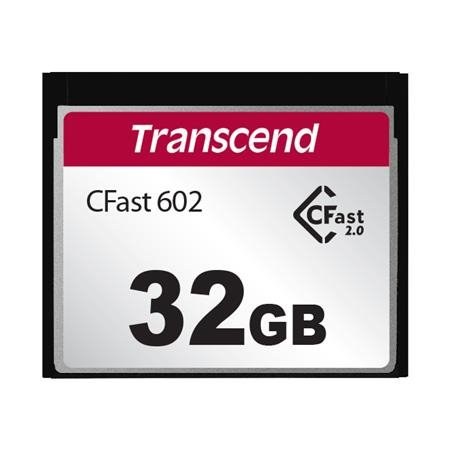 Transcend 32GB CFast 2.0 CFX602 paměťová karta (MLC); TS32GCFX602