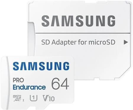 Samsung micro SDXC 64GB PRO Endurance + SD adaptér; MB-MJ64KA/EU