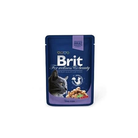 Brit Premium Cat kapsa with Cod Fish 100g; 68100