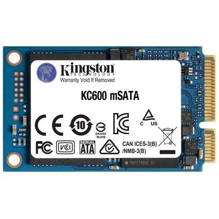 Kingston SSD 512GB KC600 SATA3 mSATA (R:550