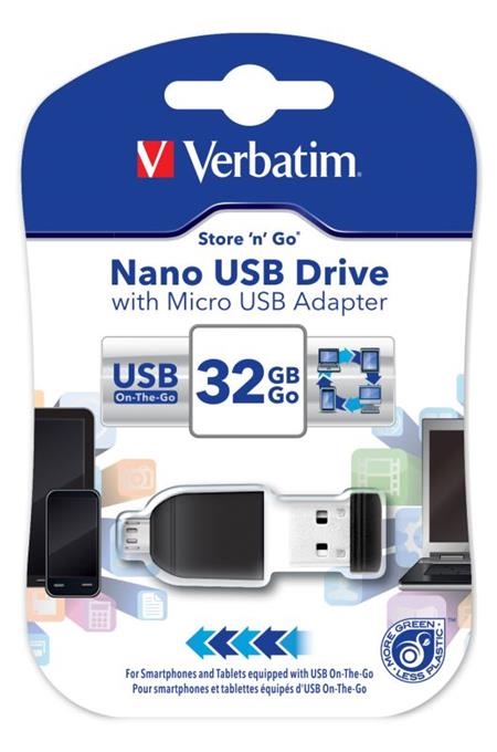 Verbatim Store n Go Nano 32GB; 49822