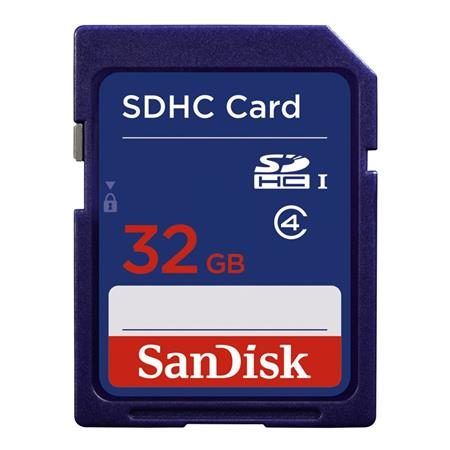SanDisk SDHC 32GB Class 4; SDSDB-032G-B35