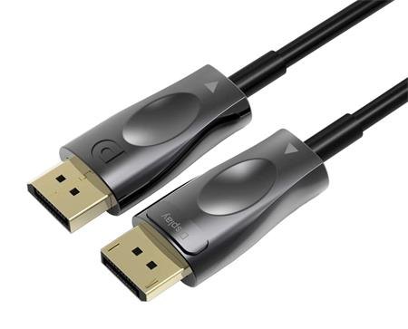 PremiumCord Optický DisplayPort 1.4 přípojný kabel M/M