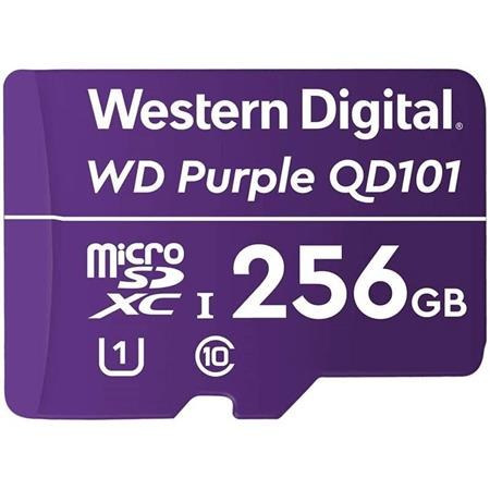 WD MicroSDXC karta 256GB Purple ; WDD256G1P0C
