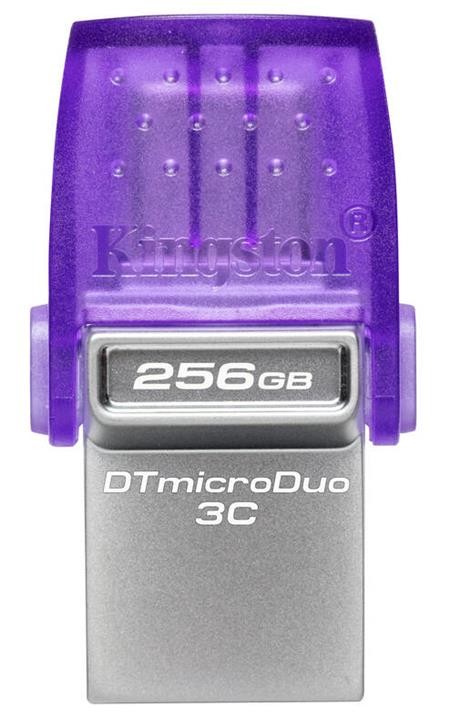 Kingston Flash Disk 256GB DataTraveler microDuo 3C 200MB/s dual USB-A + USB-C; DTDUO3CG3/256GB
