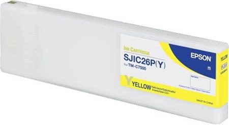 Epson Ink cartridge for C7500 (Yellow); C33S020621
