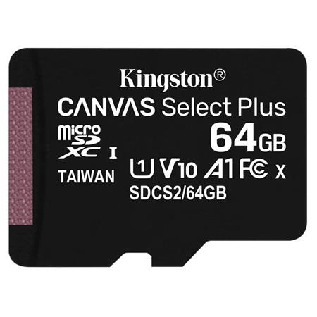 Canvas Select Plus microSDHC 100R A1 C10 Card; SDCS2/64GBSP