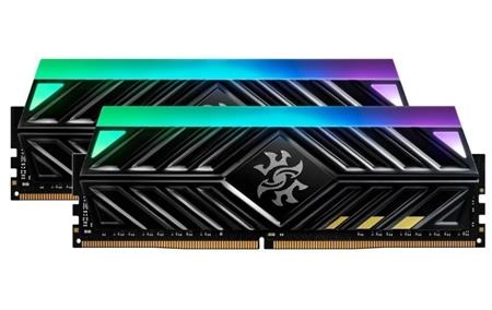 ADATA XPG D41/DDR4/16GB/3200MHz/CL16/2x8GB/RGB/Black; AX4U32008G16A-DT41