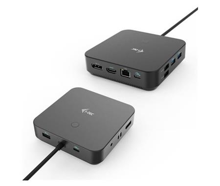 i-Tec USB-C HDMI Dual DP Docking Station + PD 100 W + Universal Charger 112 W; C31TRI4KDPDPRO100