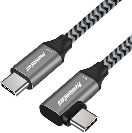 PremiumCord USB-C zahnutý kabel ( USB 3.2 GEN 2