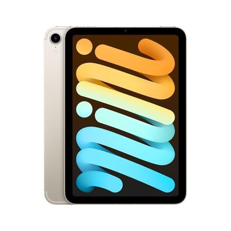 Apple iPad mini (2021) Wi-Fi + Cellular 256GB - Starlight; mk8h3fd/a