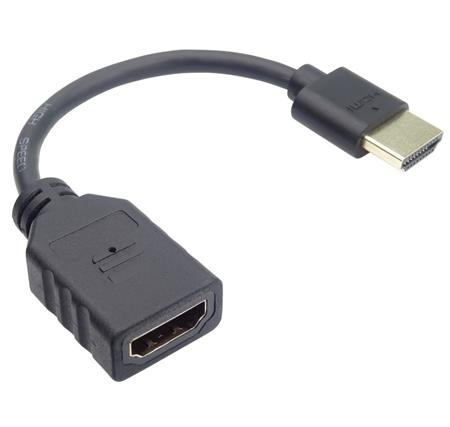 PremiumCord Flexi Adaptér HDMI Male - Female pro ohebné zapojení kabelu do TV; kphdma-25