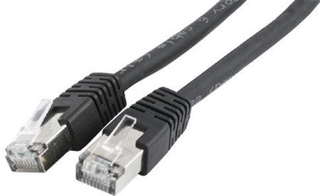 Patch kabel CABLEXPERT CAT6 1m BLACK; PP6-1M/BK