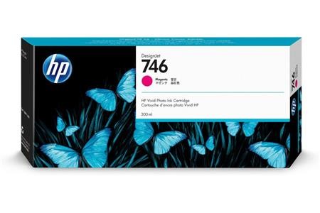 HP 746 300-ml Magenta Ink Cartridge; P2V78A