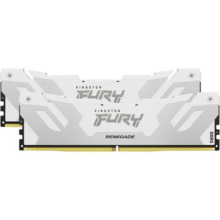 Kingston DIMM DDR5 (Kit of 2) FURY Renegade White XMP 32GB 6000MT/s CL32; KF560C32RWK2-32
