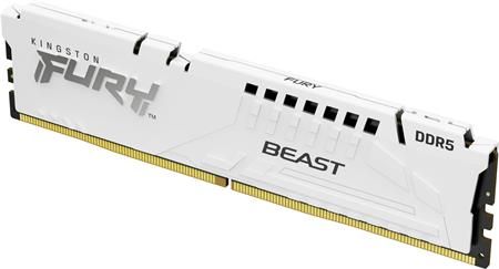 Kingston DIMM DDR5 FURY Beast White EXPO 16GB 6000MT/s CL36; KF560C36BWE-16
