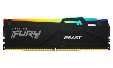 Kingston FURY Beast DDR5 64GB (Kit 2x32GB) 5600MT/s DIMM CL36 RGB EXPO; KF556C36BBEAK2-64