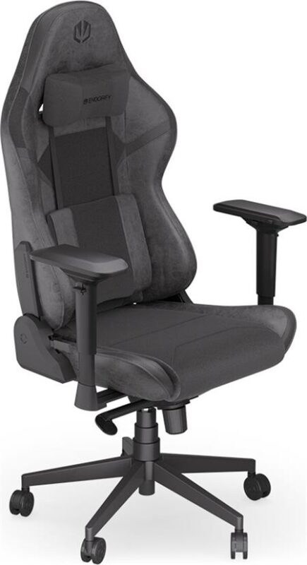 Endorfy herní židle Scrim BK kombinace textil kůže černá; EY8A001