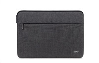 Acer protective sleeve dual tone dark gray with front pocket for 14"; NP.BAG1A.294
