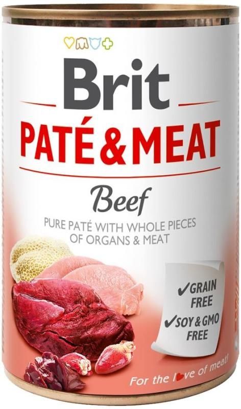 Brit Dog konz Paté & Meat Beef 400g; 95453