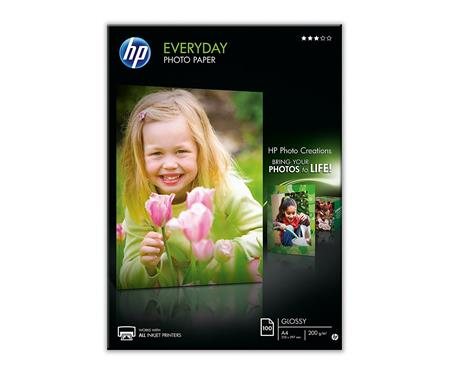 HP Everyday Photo Paper - fotografickýpapír - 100 listy - 100 x 150 mm - 200 g/m2; CR757A
