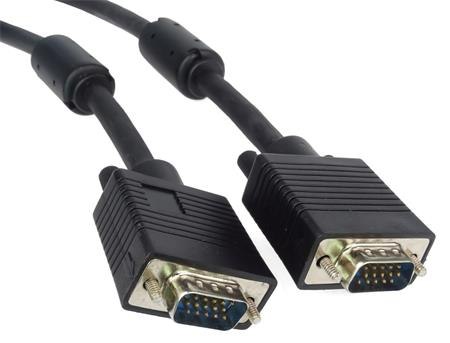 PremiumCord Kabel k monitoru HQ (Coax) 2x ferrit