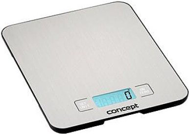 CONCEPT VK-5710 - Digitální kuchyňská váha s nosností 15 kg s hodinami a minutkou.; vk5710