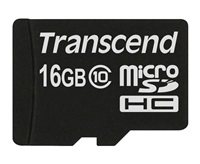 Transcend MicroSDHC karta 16GB Class 10
