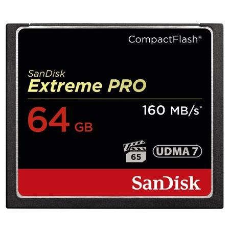SanDisk Extreme Pro CF 64 GB 160 MB/s VPG 65
