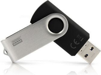 GoodRam memory USB UTS2 16GB USB 2.0 Black; UTS2-0160K0R11