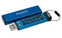 Kingston Flash Disk IronKey 128GB Keypad 200 encrypted USB flash drive; IKKP200/128GB