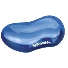 Podložka pod zápěstí Fellowes CRYSTAL gelová modrá; FELFERGWPADCRYSTB