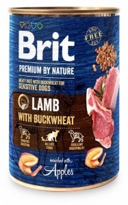 Brit Premium Dog by Nature konz Lamb & Buckwheat 400g; 103471