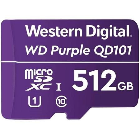Western Digital Purple microSDXC 512GB UHS-I U1; WDD512G1P0C