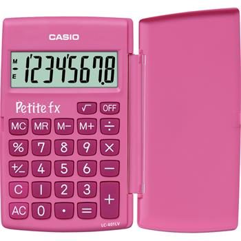 CASIO LC 401 LV PK pink kalkulačka; LC 401 LV PK