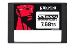 Kingston SSD DC600M 7680GB SATA III 2.5" 3D TLC (čtení zápis: 560 530MBs; 94 34k IOPS; 1DWPD)