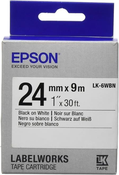 Epson Label Cartridge LK-6WBN
