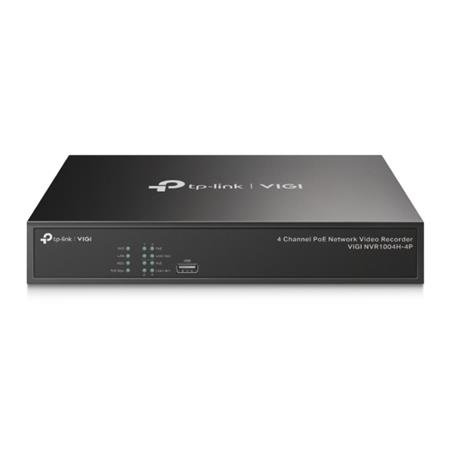 TP-Link VIGI NVR1004H-4P 4kanálový PoE+ síťový videorekordér; VIGI NVR1004H-4P