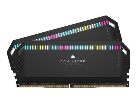 Corsair DOMINATOR PLATINUM RGB 32GB 2x16GB DDR5 6000MT s DIMM Unbuffered 36-36-36-76 Std PMIC AMD EXPO Cool Grey Heatspr; CMT32GX5M2D6000Z36