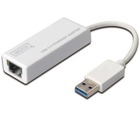 PremiumCord Gigabit Ethernet USB 3.0 Adaptér USB3.0->RJ45 10/100/1000Mbit; DN-3023