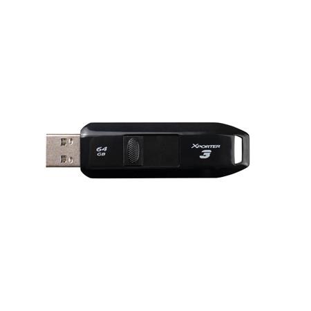 Patriot Xporter 3 Slider/64GB/USB 3.2/USB-A/Černá; PSF64GX3B3U