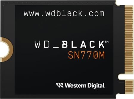 WD Black SN770M 1TB SSD SATA M.2 NVMe Černá 5R; WDS100T3X0G