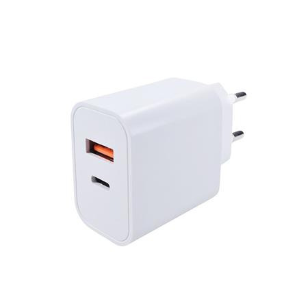 Solight USB A+C 20W fast charger; DC71