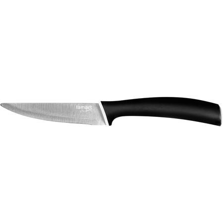 Lamart nůž univerzální 10cm čepel; soft rukojeť černá/titanium KANT LT2064; 42002126